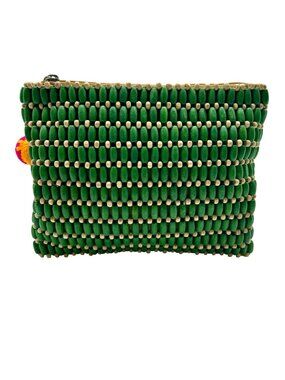 Antik Kraft Elara Wooden Bead Clutch